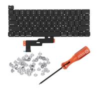 HAWSON US A2338 Keyboard Replacement for MacBook Pro Retina 13" M1 M2 A2338 2020 2022 Year US Layout with Keyboard Screws and Screwdriver