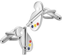 HAWSON Various Unique Cuff Links Mens, Personalized Cufflinks for Men, Funny Gifts for Husband Father Groomsmen, Novelty Theme Wedding Birthday Commemorative Collection Gifts, Standard, Metal, no