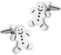 HAWSON Various Unique Cuff Links Mens, Personalized Cufflinks for Men Rhodium Plated, Funny Gifts for Husband Father Groomsmen, Novelty Theme Wedding Birthday Commemorative Collection Gifts, Standard