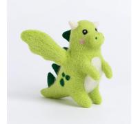 Hawthorn Handmade Baby Dragon Needle Felting Kit - Needle Felting Craft Kits for Adults UK, Includes Felting Wool, Needles & Instructions. Great for Adult Craft Gifts - Approx 9cm Tall.