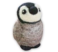 Hawthorn Handmade Baby Penguin Needle Felting Kit - Needle Felting Craft Kits for Adults & Kids, Includes 100% British Felting Wool, Felting Needles & Instructions - Approx 7.5cm Tall