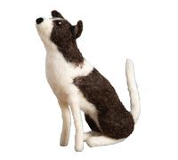 Hawthorn Handmade Border Collie Needle Felting Kit - Needle Felting Craft Kits for Adults UK, Includes Felting Wool, Needles, Foam Block & Instructions. Great for Adult Craft Gifts - Approx 15cm Long