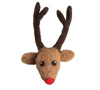 Hawthorn Handmade Rudolph Brooch Needle Felting Kit - Needle Felting Craft Kits For Adults UK, Includes Felting Wool, Needles, Brooch Back & Instructions. Great For Adult Craft Gifts - Approx 7cm Tall