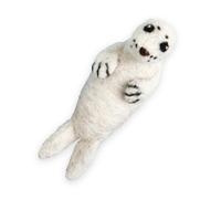 Hawthorn Handmade Seal Pup Needle Felting Kit - Needle Felting Craft Kits for Adults UK, Includes Felting Wool, Needles & Instructions. Great for Adult Craft Gifts - Approx 12cm Long