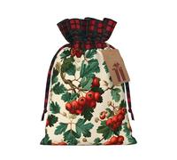 Hawthorn Printed Gift Bag, Perfect Color Blocking Burlap Gift Bag