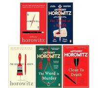 Hawthorne and Horowitz Mysteries Series 5 Books Collection Set By Anthony Horowitz (The Word Is Murder, The Sentence is Death, A Line to Kill, The Twist of a Knife & Close to Death)