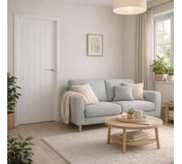 Hawthorne Arden Internal White Primed Cottage Door - 35mm X 1981mm X 838mm - 10 Year Guarantee