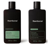 Hawthorne Daily Shampoo and Conditioner for Men for Stronger and Healthier Hair, with Pure Avocado Oil and Coconut Oil, Fragrance of Mint and Eucalyptus, Sulphate Free, Sulphate Free, Free of