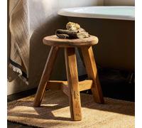 Hawthorne Outdoor Stool Natural Teak Wood