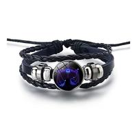 Hawtrytoa Zodiac Signs Spirit Bracelet, Zodiac Bracelet, Spirilet Bracelet Zodiac Manifestation, Handmade Woven Adjustable Bracelet (Libra)