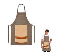 Hawuxrix Chefs Prank Apron, Funny Creative Novelty Cooking Apron for Men Surprise Openable Towel Design Breathable Fabric Chef Gag Gift For BBQ