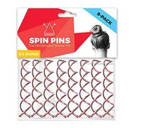 Hawwwy Spiral Bobby Pins 8 Pack Spin Pins, Easy & Fast Bun Maker Twist Hair Pins for Women Kids, Updo Hair Accessories, Perfect Small Bun Bobbypins Bobbie Fashion (Rose Gold - 2 Inches)