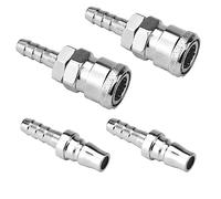 HawZeerLy 4 Piece Quick Release Gas Hose Copper Nozzle Quick Release Gas Connector Zinc Alloy Copper Nozzle for Motorhomes and Caravans BBQ/Patio Heater Hose Assemblies