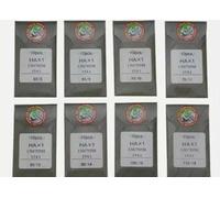 HAX1 Sewing Machine Needles for Brother Singer and Most Machines, Domestic, Japan, Sharp Point, 10 Pack (110/18)
