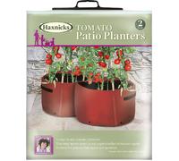 Haxnicks 2 x Tomato Patio Garden Planters | Easy To Use Cane Pockets | Effortle