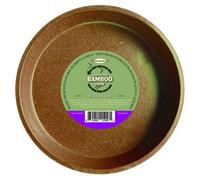 Haxnicks Bamboo Plant Saucer Twin Pack 8In / 20Cm Terracotta 10 Pack Sustainable And Reusable