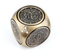 Haxtec Metal 7-in-1 Spinner D&D Dice Set - Unique Goblins DND Dice for Dungeons and Dragons - Dice King