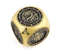 Haxtec Spinner Dice 7-in-1 Metal DND Dice Set Goblins Unique Dice Compatible with Dungeons and Dragons Gifts D&D