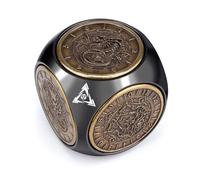 Haxtec Spinner Dice 7-in-1 Metal DND Dice Set Unique Dice Goblins Metal D&D Dice for Dungeons and Dragons DND Gifts- Dice King