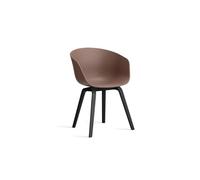 HAY AAC22 Dining Chair Black/Soft Brick