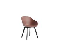 HAY AAC222 Dining Chair Black/Soft Brick