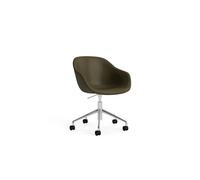 HAY AAC253 Swivel Chair With Wheels Aluminum/Sense Forest