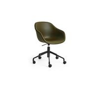 HAY AAC253 Swivel Chair With Wheels Black/Sense Forest