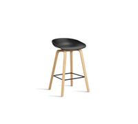 HAY AAS32 Bar Stool H65 Oak/Steel/ Black