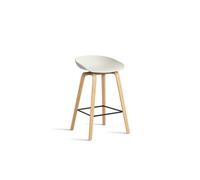 HAY AAS32 Bar Stool H65 Oak/Steel/Melange Cream