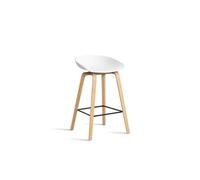 HAY AAS32 Bar Stool H65 Oak/Steel/ White