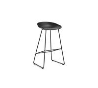 HAY AAS38 Bar Stool H75 Black Steel/ Black