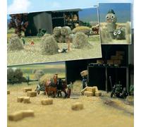 Busch 1212 Hay and Straw Bales, H0
