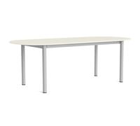 HAY - Annex Table Oblong 95x220 cm, Aluminium / Cotton Cream - Cotton Cream