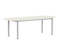 HAY - Annex Table Oblong 95x240 cm, Aluminium / Cotton Cream - Cotton Cream
