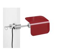HAY Apex Clip lamp Maroon red