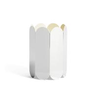 HAY Arcs 541264 Vase Mirror - Stainless Steel Design by Muller Van Severen, 25 cm High, Glossy Finish