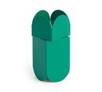 HAY Arcs salt and pepper shakers, green, stainless steel, 11 cm