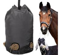 Hay Bags for Horses, 28x3.5" Polyester Hay Bag with 5 Slow Holes, Large Capacity Hanging Goat Hay Feeder for Horse, Sheep, Donkeys Hay Feeder Blanket Holder Hay Bag Goat Hay Feeder Horse Feeder