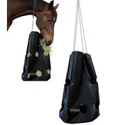 Hay Bags for Horses Adjustable Large Capacity 16 Holes | Horse Hay Feeder for Ponies Goats Sheep Stable Stall Trailer Transport Paddock Farm Ranch Indoor Outdoor
