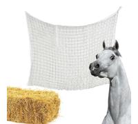Hay Bags For Horses - Rectangle Slow Feeder Net, Soft Durable Hay Carrier, Portable Horse Supply, Stable Barn Pasture Paddock Trailer | Feeding Accessory For Slow Down Eating Training Grooming