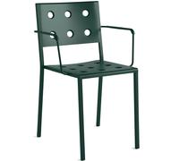HAY Balcony Dining Chair with Armrests Dark Forest