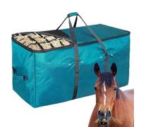 Hay Bale Storage Bag- Haay Storage Tote For Cattle, Goat Hay Feeder, Portable Horse And Livestock Hays Bale Bags With Zipper| Hangable Supplies Bag Feeder Tote For Livestock Barn Horses Sheep Stalls