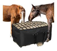 Hay Bale Storage Bag Oxford Heavy Duty Hay Bale Extra Large Container | Waterproof Goat Feeder with Top Slow Feed Design for Cattle, Sheep Livestock