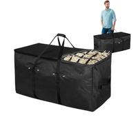 Hay Bale Storage Bag - Oxford Heavy Duty Hay Bale Storage, Waterproof H-ay Ba-le Container With Carry Handles, Goat Feeder For Livestock