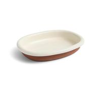 HAY Barro Oval Dish Large Off-White