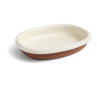 HAY - Barro Oval Dish Large, Off-white - White