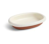 HAY - Barro Oval Dish Small, Off-white - White