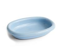 HAY Barro oval serving plate Light blue, small 20x27,5 cm