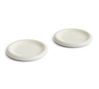HAY Barro plate Ø18 cm 2-pack Off-white