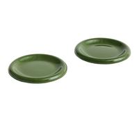 HAY Barro plate Ø18 cm 2-pack Green